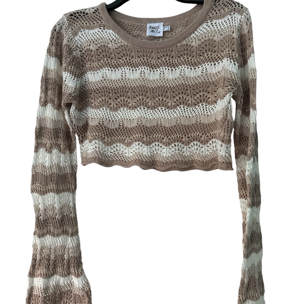 Princess Polly Cropped Knit Top